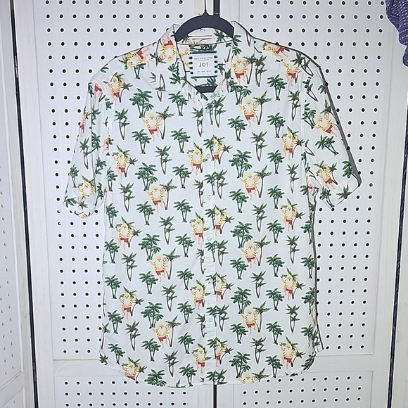 Denim & Flower Other - Ricky Singh Denim & Flowers Button Up Shirt Santa Hawaiian Christmas Large